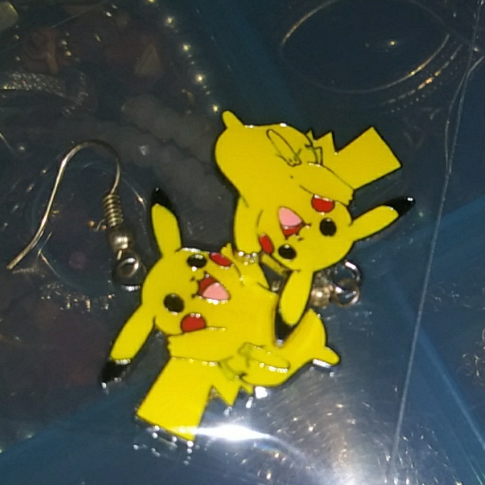 Pikachu earrings